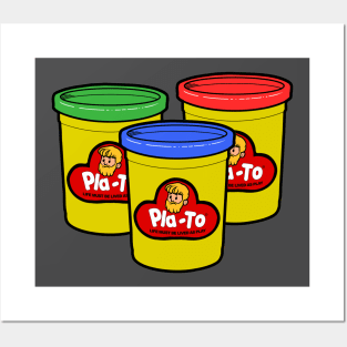 Plato Play-Doh Posters and Art